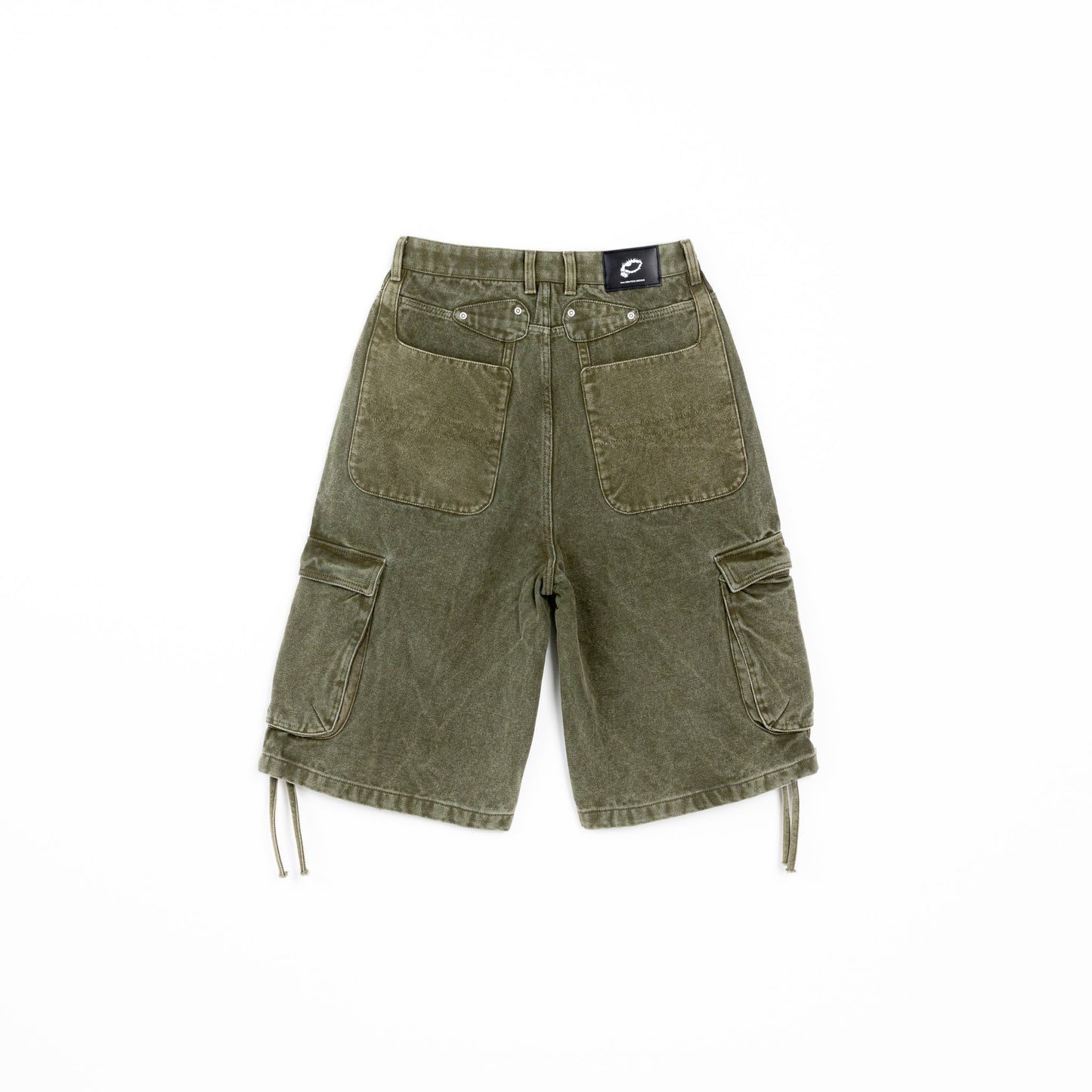 FISHER SHORT (GREEN STONE WASHED)