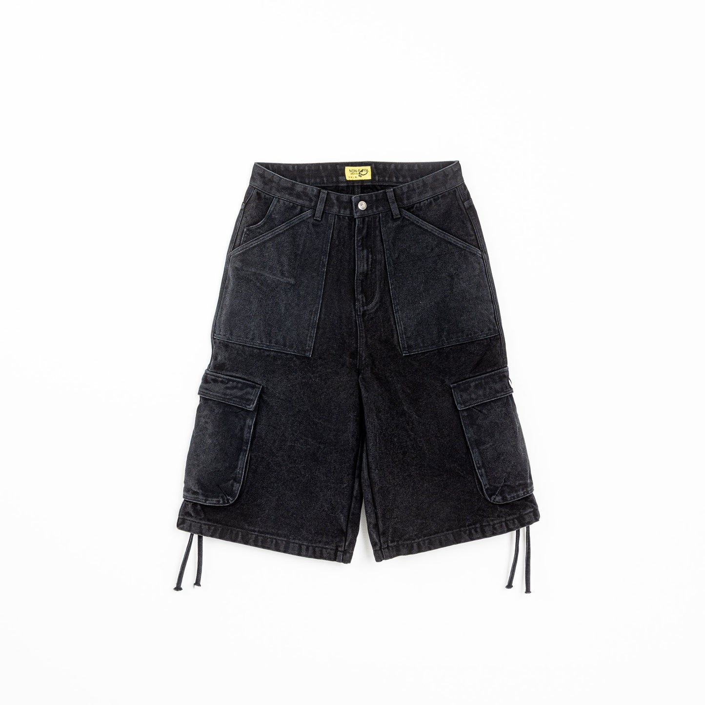 FISHER SHORT (BLACK STONE WASHED)