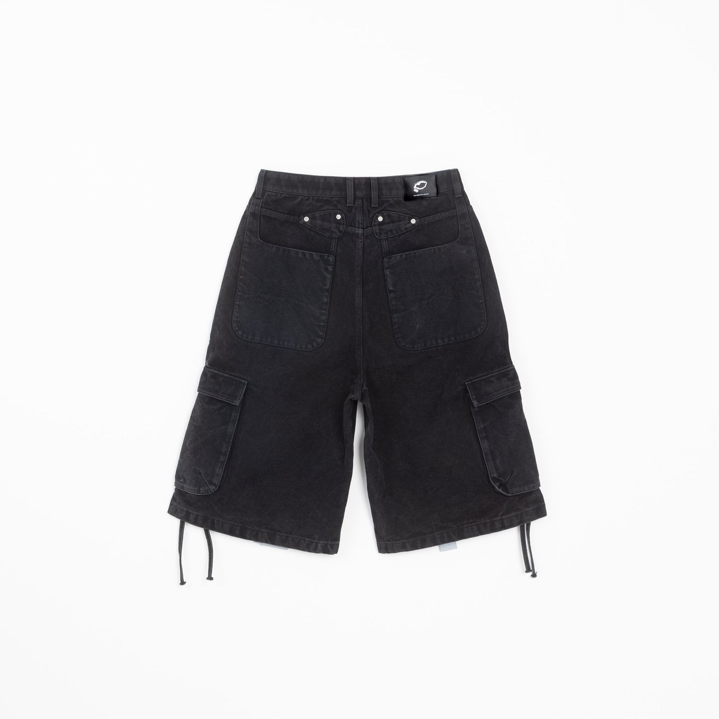 FISHER SHORT (BLACK STONE WASHED)