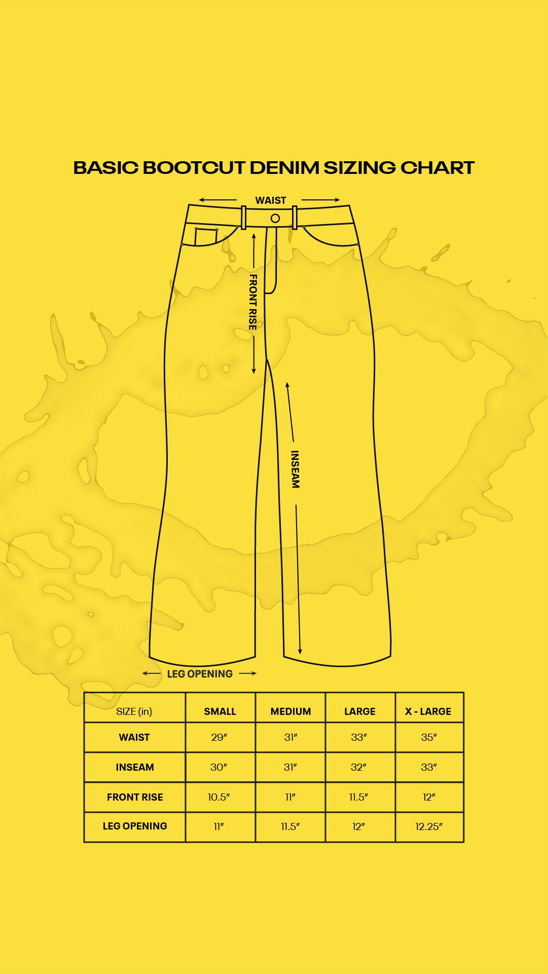 BASIC BOOTCUT DENIM (BLACK)