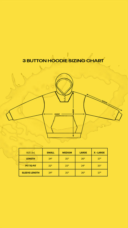 3 BUTTON HOODIE