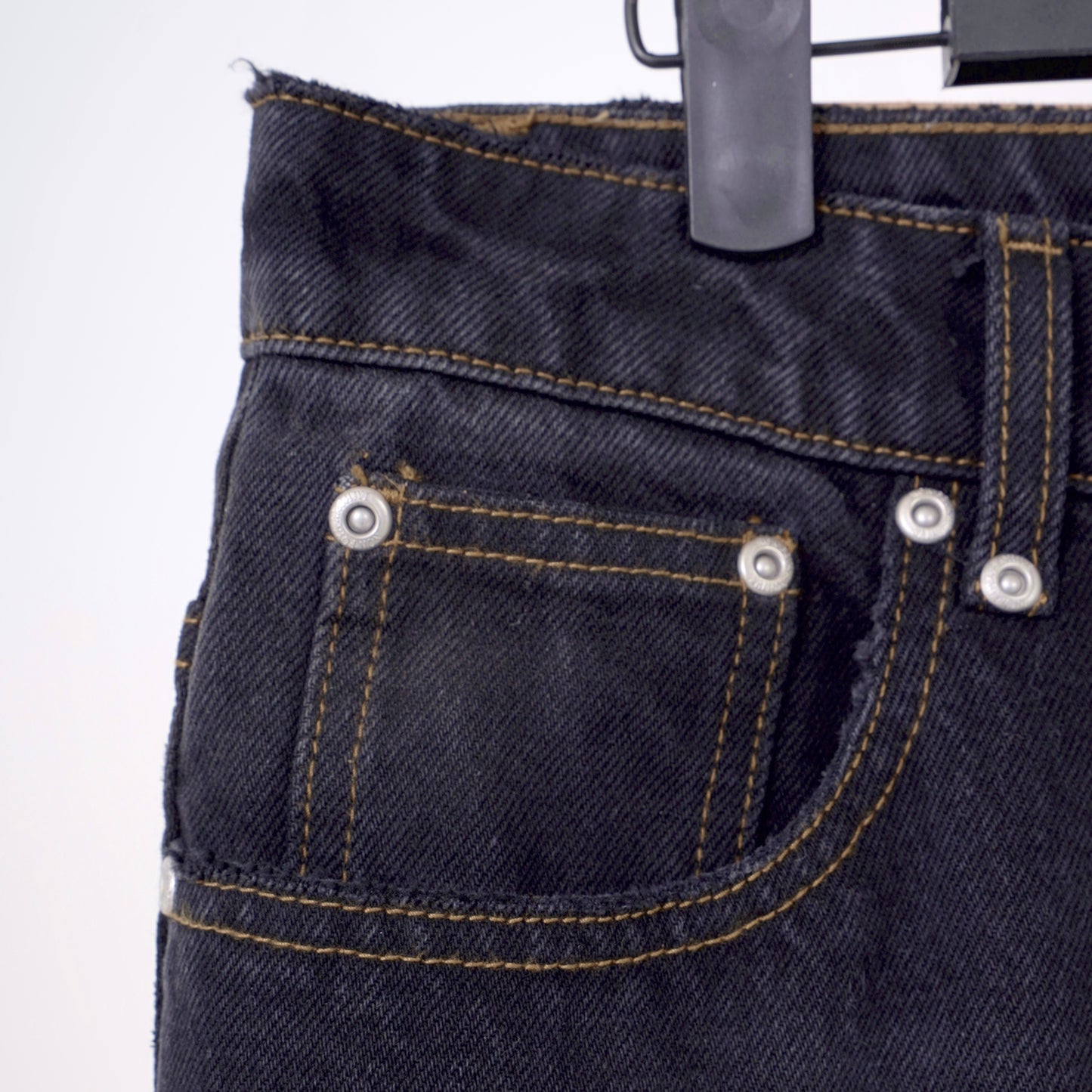 SIGNATURE BAGGY DENIM WASHED BLACK