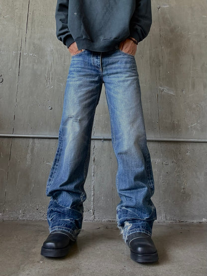 07STRAIGHTCUT (FADED INDIGO)