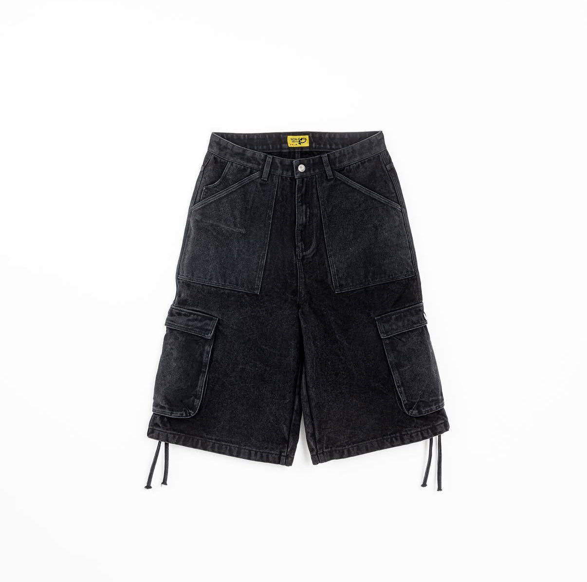 FISHER SHORT (BLACK STONE WASHED)
