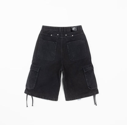 FISHER SHORT (BLACK STONE WASHED)