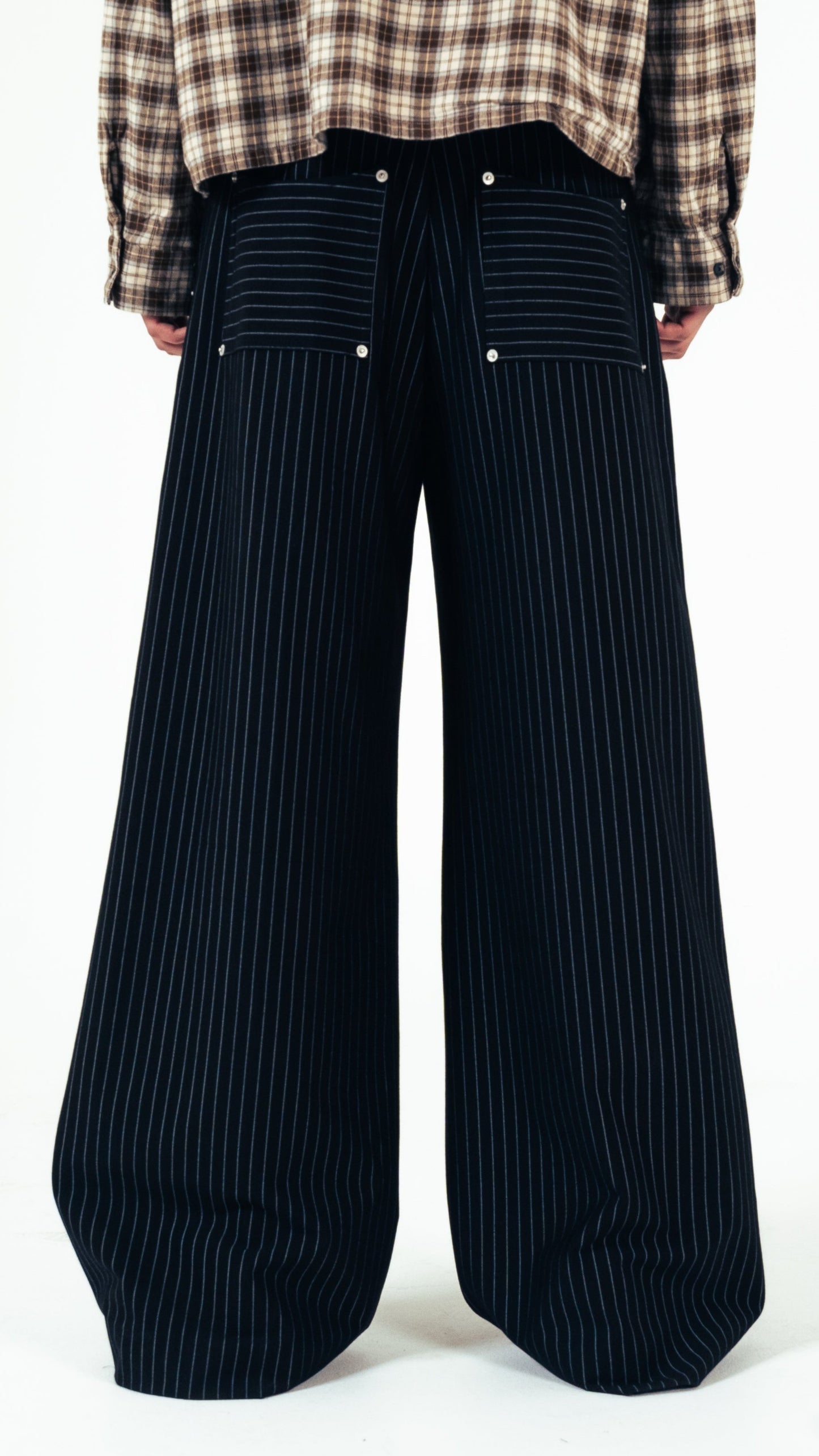 PINSTRIPED TROUSERS