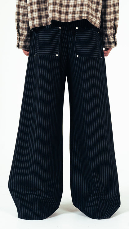 PINSTRIPED TROUSERS