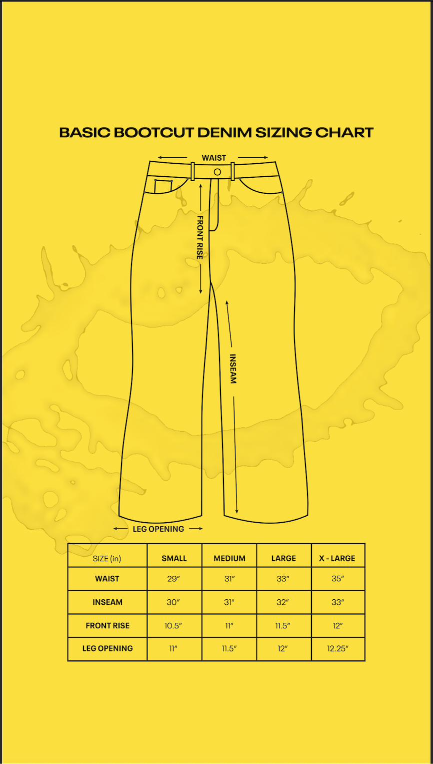 BASIC BOOTCUT DENIM