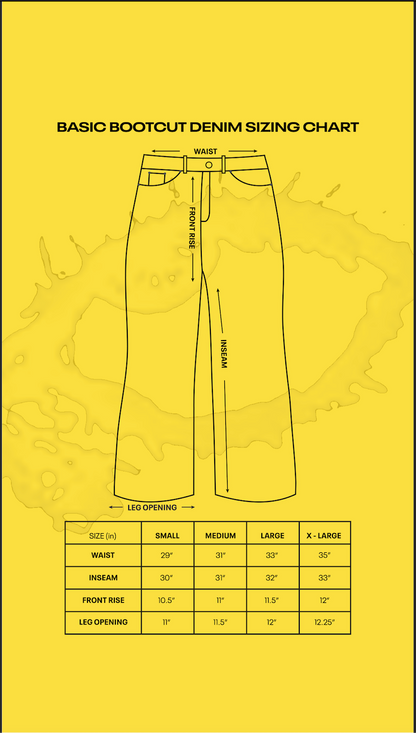 BASIC BOOTCUT DENIM