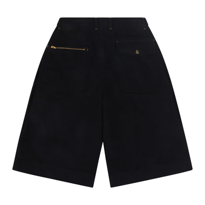 BUTTON CUFF SHORT BLACK