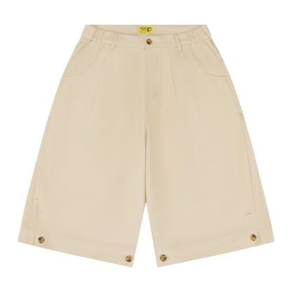 BUTTON CUFF SHORT CREAM