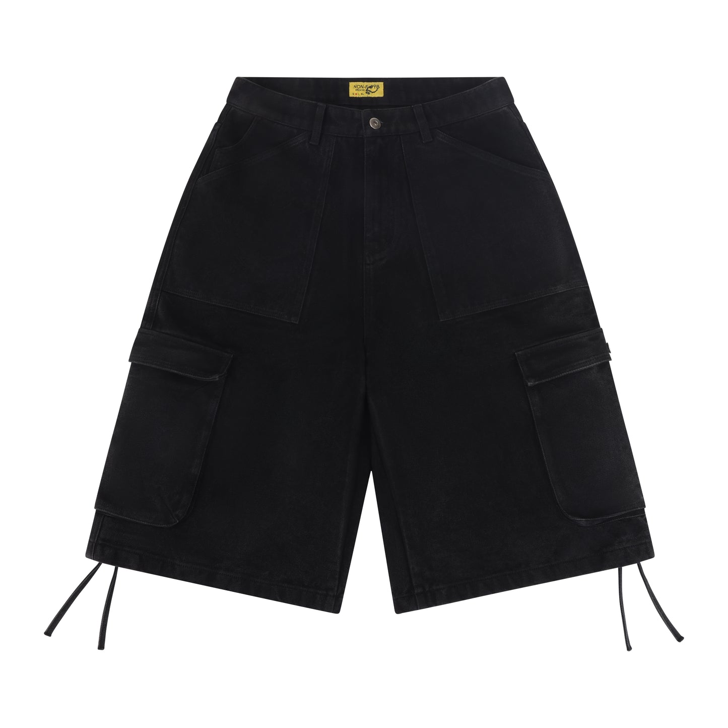 FISHER SHORT (BLACK STONE WASHED)