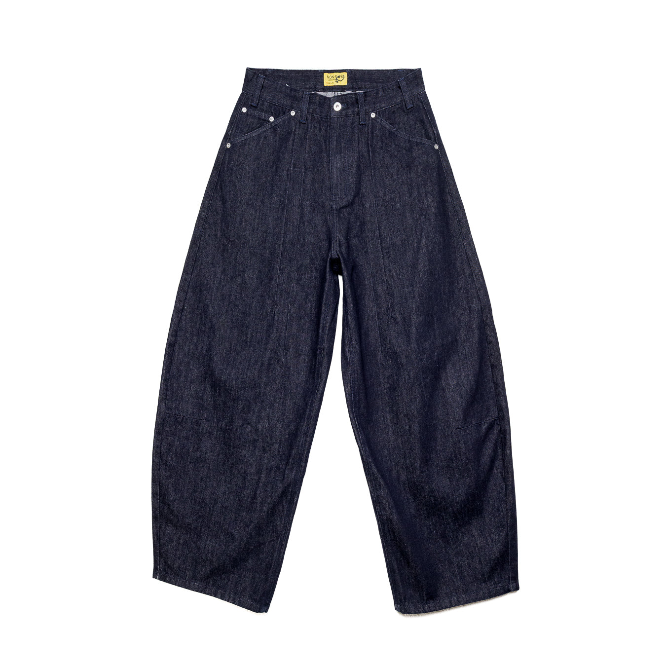INDIGO RAW DENIM BALLOON JEAN