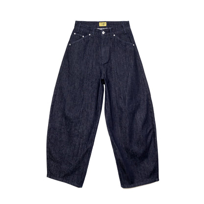 INDIGO RAW DENIM BALLOON JEAN