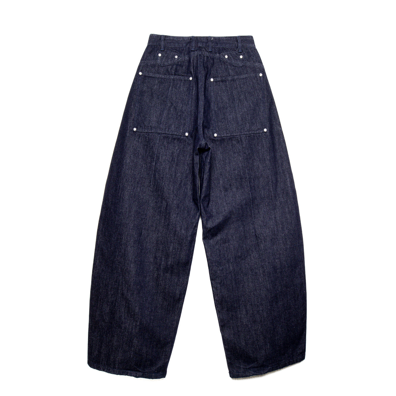 INDIGO RAW DENIM BALLOON JEAN