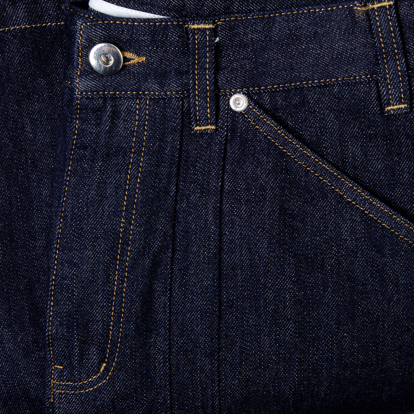 INDIGO RAW DENIM BALLOON JEAN
