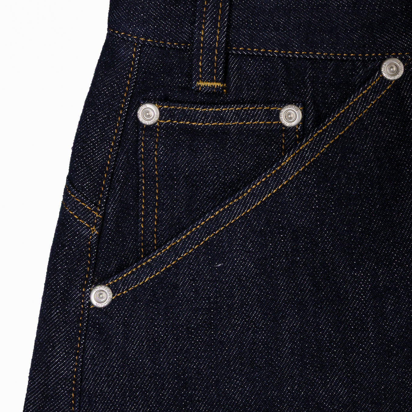 INDIGO RAW DENIM BALLOON JEAN