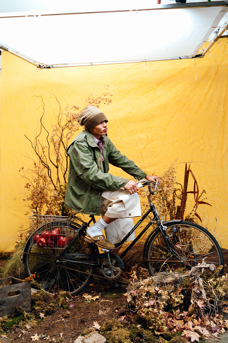 BUTTON CUFF SHORT CREAM