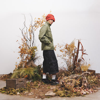 FISHER SHORT (BLACK STONE WASHED)